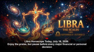 Libra Horoscope Today, July 16, 2026: Enjoy the praise, but pause before every major financial or personal decision