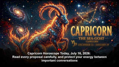 Capricorn Horoscope Today, July 16, 2026: Read every proposal carefully, and protect your energy between important conversations