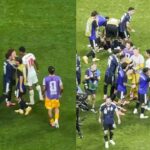 Tensions flare! Jude Bellingham slaps Argentina player on the head after England's World Cup semifinal defeat - WATCH | Football News