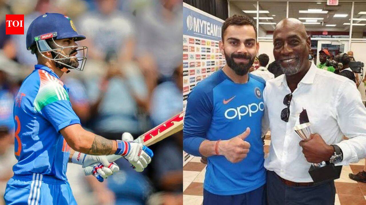 IND vs ENG 2nd ODI: Virat Kohli equals Viv Richards with another ODI century against England | Cricket News