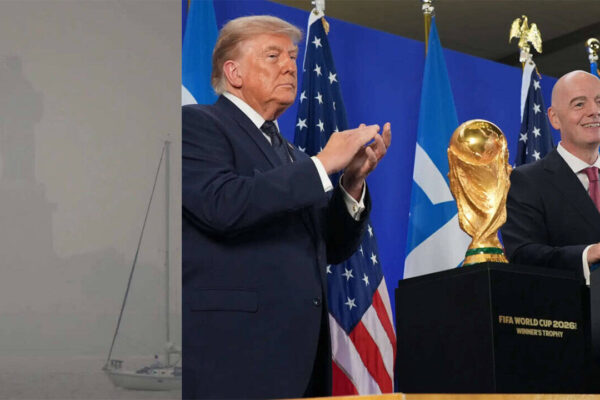 'Filthy, polluted air': Trump blames Canada as wildfire smoke clouds Argentina vs Spain World Cup final | Football News