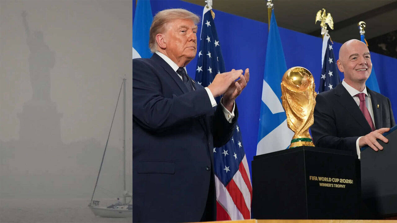 'Filthy, polluted air': Trump blames Canada as wildfire smoke clouds Argentina vs Spain World Cup final | Football News