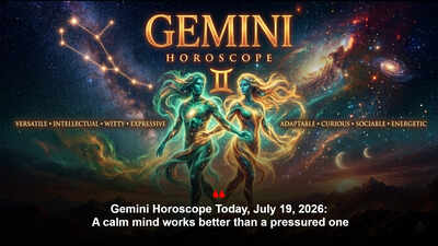 Gemini Horoscope Today, July 19, 2026: A calm mind works better than a pressured one