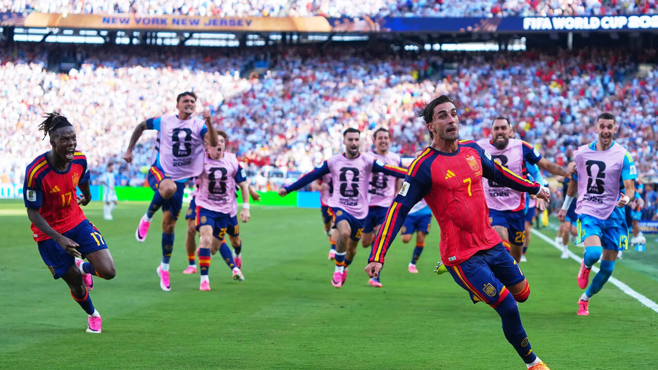 Spain dethrone Argentina to win FIFA World Cup 2026! Ferran Torres delivers extra-time heartbreak to Messi's 10-man side | Football News
