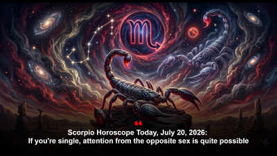 Scorpio Horoscope Today, July 20, 2026: If you're single, attention from the opposite sex is quite possible