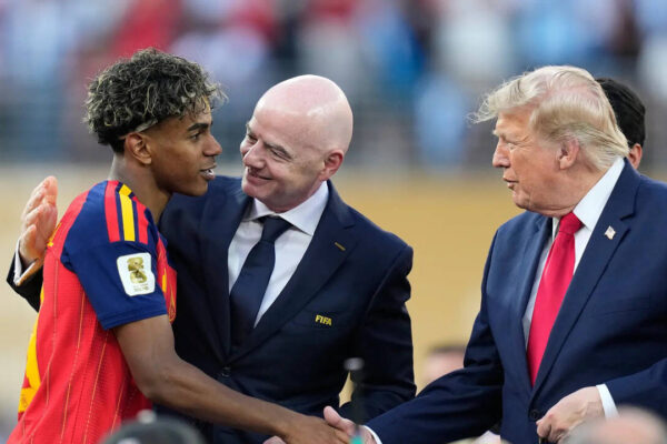 Trump said same seven words to every Spain and Argentina player after World Cup final, claims lip reader | Football News