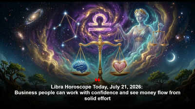 Libra Horoscope Today, July 21, 2026: Business people can work with confidence and see money flow from solid effort