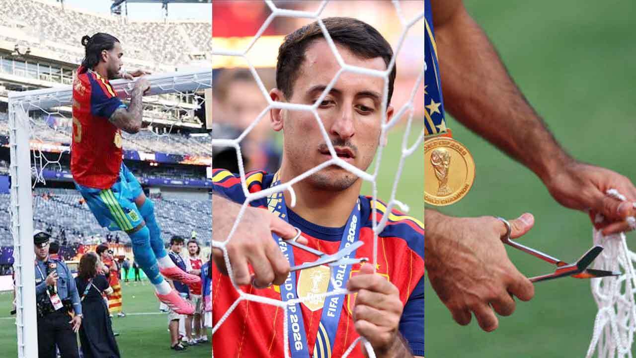 EXPLAINED: Why Spain players cut the goal nets after winning FIFA World Cup 2026 | Football News