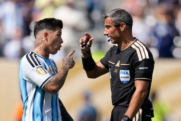Enzo Fernandez reacts after red card in Argentina's World Cup final loss to Spain | Football News