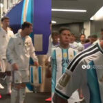 Were Argentina under more pressure than usual in World Cup final? Lionel Messi's tunnel pep talks fuel fan theories – WATCH | Football News