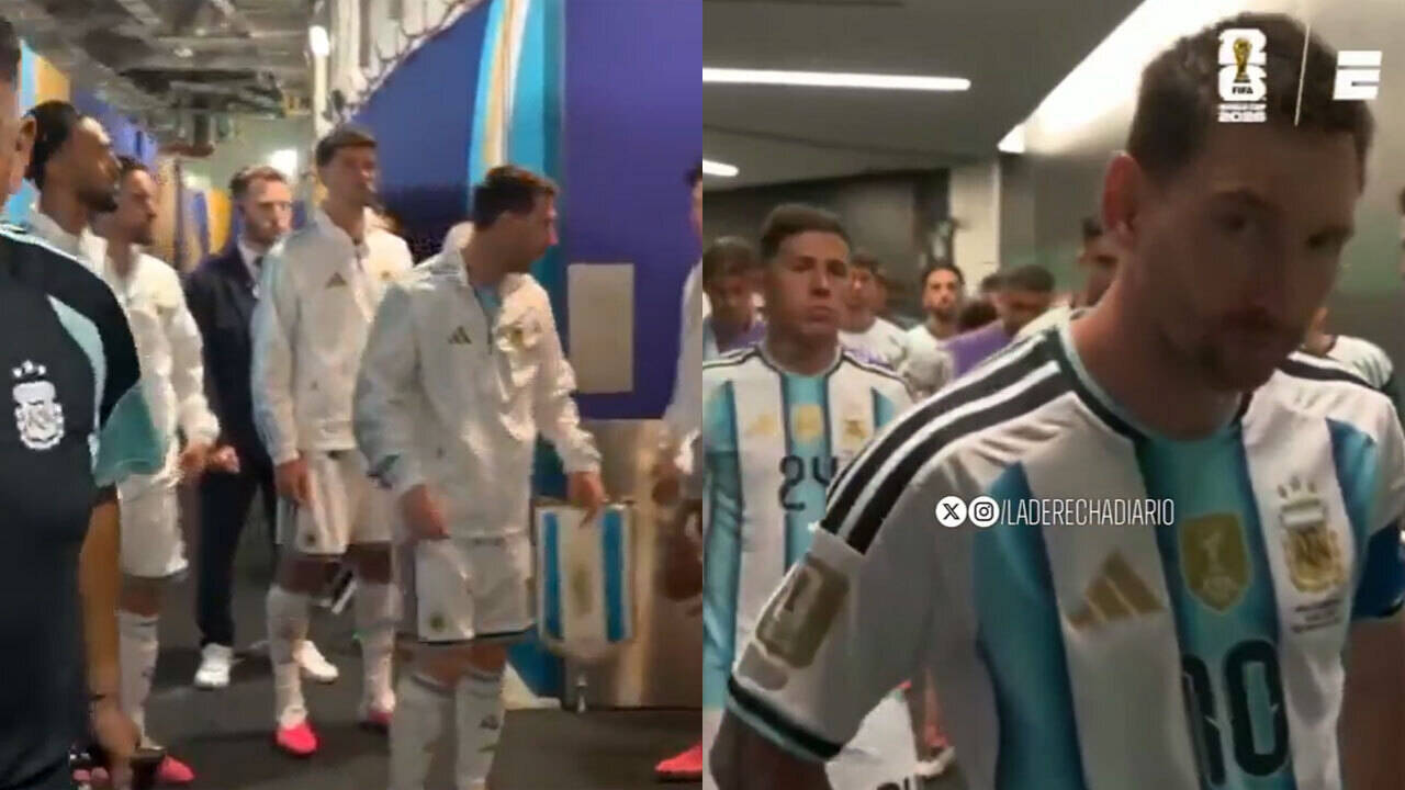 Were Argentina under more pressure than usual in World Cup final? Lionel Messi's tunnel pep talks fuel fan theories – WATCH | Football News