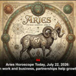 Aries Horoscope Today, July 22, 2026: In work and business, partnerships help growth