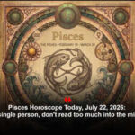 Pisces Horoscope Today, July 22, 2026: If you're a single person, don't read too much into the mixed signals