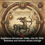 Sagittarius Horoscope Today, July 22, 2026: Business and income remain average