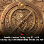 Leo Horoscope Today, July 23, 2026: Today's workday environment rewards efforts and not quick cuts