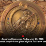 Aquarius Horoscope Today, July 23, 2026: Business people have green signals for a new venture