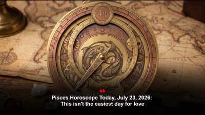 Pisces Horoscope Today, July 23, 2026: This isn't the easiest day for love