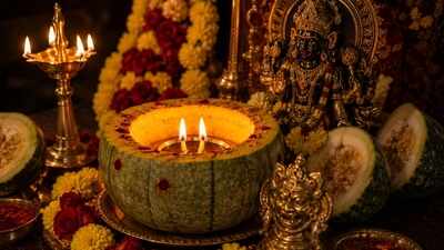 What is Kushmanda Deepam? 7 astrological benefits of lighting the ash gourd diya
