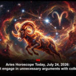 Aries Horoscope Today, July 24, 2026:  Do not engage in unnecessary arguments with colleagues