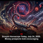 Scorpio Horoscope Today, July 24, 2026: Money prospects look encouraging