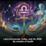 Libra Horoscope Today, July 24, 2026: Be mindful of health