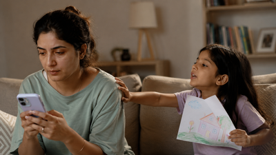 Parents, your phone may be hurting your child more than you think, says new study |