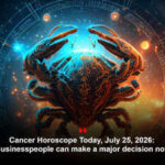 Cancer Horoscope Today, July 25, 2026: Businesspeople can make a major decision now