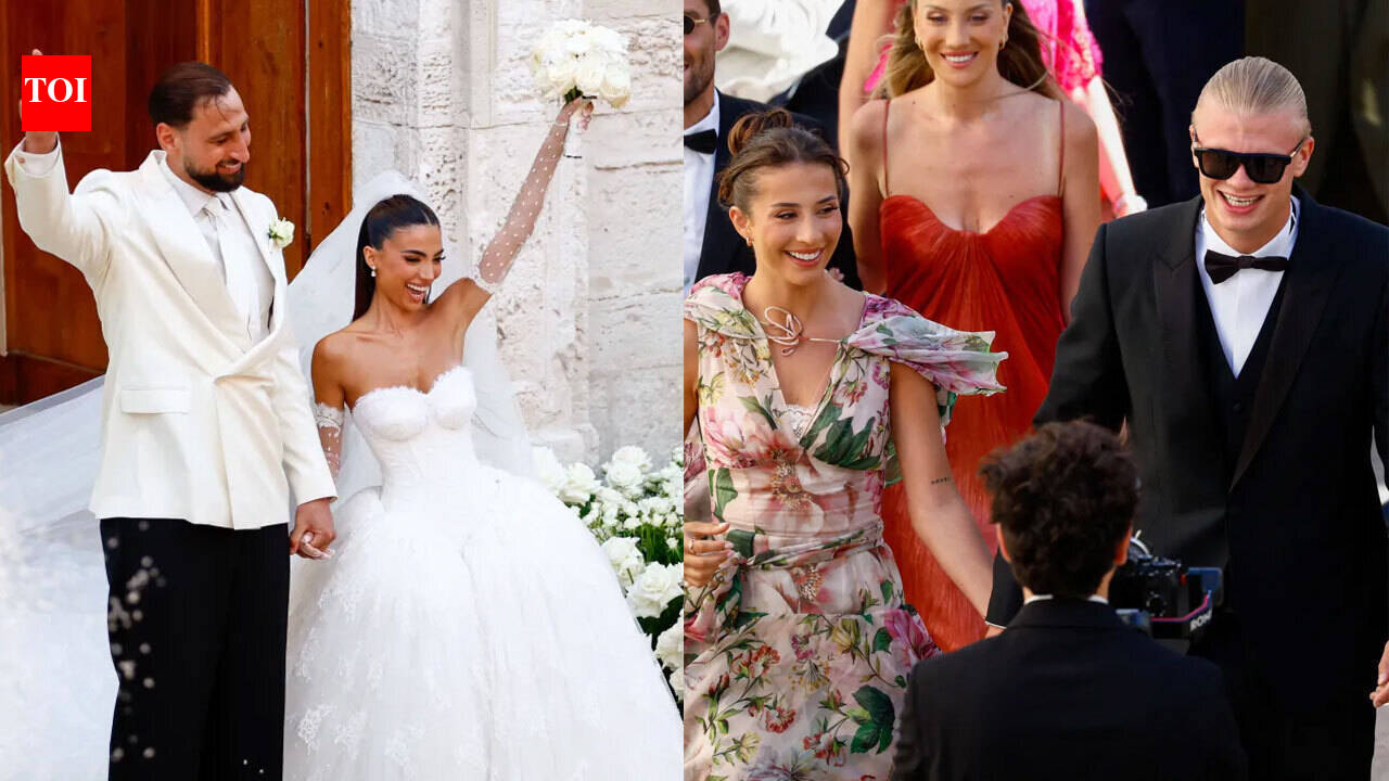WATCH: Erling Haaland brings viral 'Viking row' to Gianluigi Donnarumma's wedding as World Cup craze lives on | Off the field News