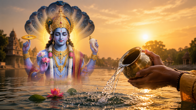 Lord Vishnu Blessings: Try This 2-Minute Morning Water Trick for Quick Luck
