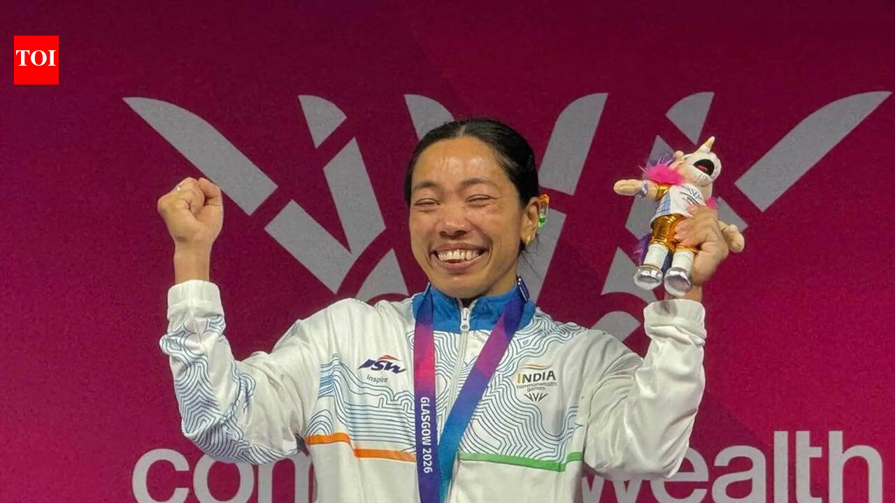 Mirabai Chanu creates history with Commonwealth Games gold hat-trick in Glasgow | Commonwealth Games News
