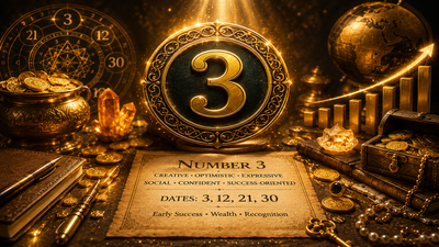 Numerology Number 3: Why People Born on These Dates Achieve Financial Success Early