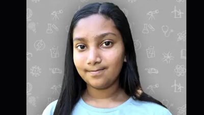 Florida sixth grader Naboshree Santra developed biodegradable soilshade balls designed to reduce evaporation and retain moisture; the 11-year-old is now competing for a $25,000 science prize