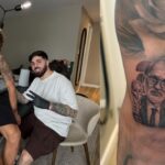 Cucurella fulfils bizarre World Cup promise by permanently tattooing De la Fuente’s face on his arm | Football News