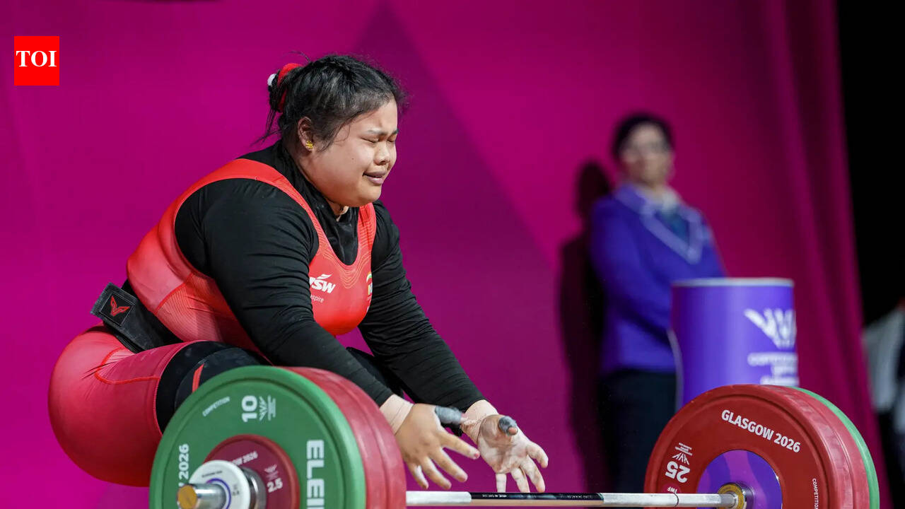 CWG 2026: Martina Devi's brave comeback ends in heartbreak, Indian lifter finishes fifth on debut | Commonwealth Games News