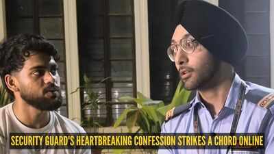 'Jis college me padhne ke liye aaye the, aaj vahi guard ki naukri kar rahe hai' : Security guard's heartbreaking confession strikes a chord online |