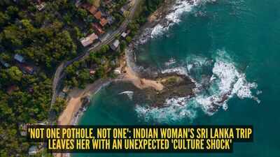 'Not one pothole, not one': Indian woman's Sri Lanka trip leaves her with an unexpected 'culture shock' |