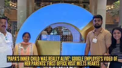 'Papa's inner child was really alive': Google employee's video of her parents' first office visit melts hearts |