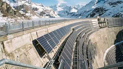 5,000 solar panels on an Alpine peak are producing three times more electricity thanks to snow reflection and colder temperatures