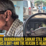Meet Rabindranath Sarkar, the 80-year-old Kolkata taxi driver working 16 hours a day for his ailing wife