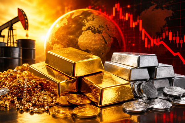 Gold, silver rate today live updates: Gold falls over 2%, silver drops nearly 4% as rising oil prices fuel inflation and rate concerns