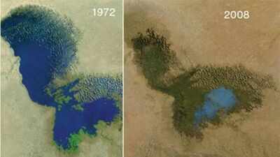 Africa's Lake Chad has shrunk by 90% since 1960, now the government is paying $50 billion to redirect water from the Congo River Basin into the lake