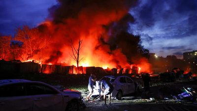 Russia strikes Kyiv with 68 missiles, 351 drones; 11 killed ahead of Nato summit