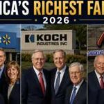 America's richest families in 2026 ranked: Walmart heirs lead with $520 billion fortune