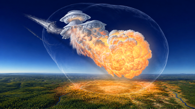 80 million trees were wiped out in seconds in Siberia after a space rock explosion more powerful than the Hiroshima bomb, but scientists never found a crater