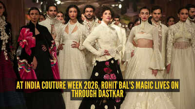 The man may be gone, but Rohit Bal's magic still walks the runway - DASTKAR becomes a moving tribute to the master