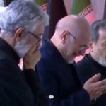 Watch: Top Iranian leaders, including Ghalibaf, break down as Ayatollah Khamenei's week-long funeral begins