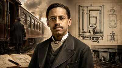 Before helping transform electric lighting, Lewis Howard Latimer's first patent made one overlooked part of train travel far more bearable
