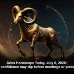 Aries Horoscope Today, July 6, 2026: At work, confidence may dip before meetings or presentations