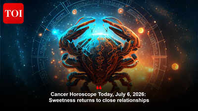 Cancer Horoscope Today, July 6, 2026: Sweetness returns to close relationships