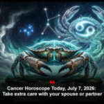 Cancer Horoscope Today, July 7, 2026: Take extra care with your spouse or partner